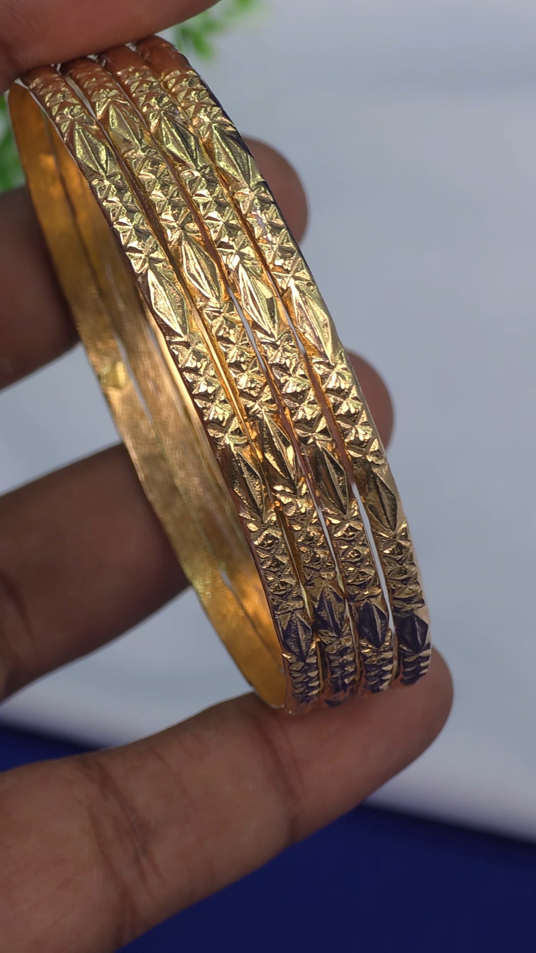 PURE panchaloham unpolished bangles All sizes 2.4 2.6 2.8 2.10