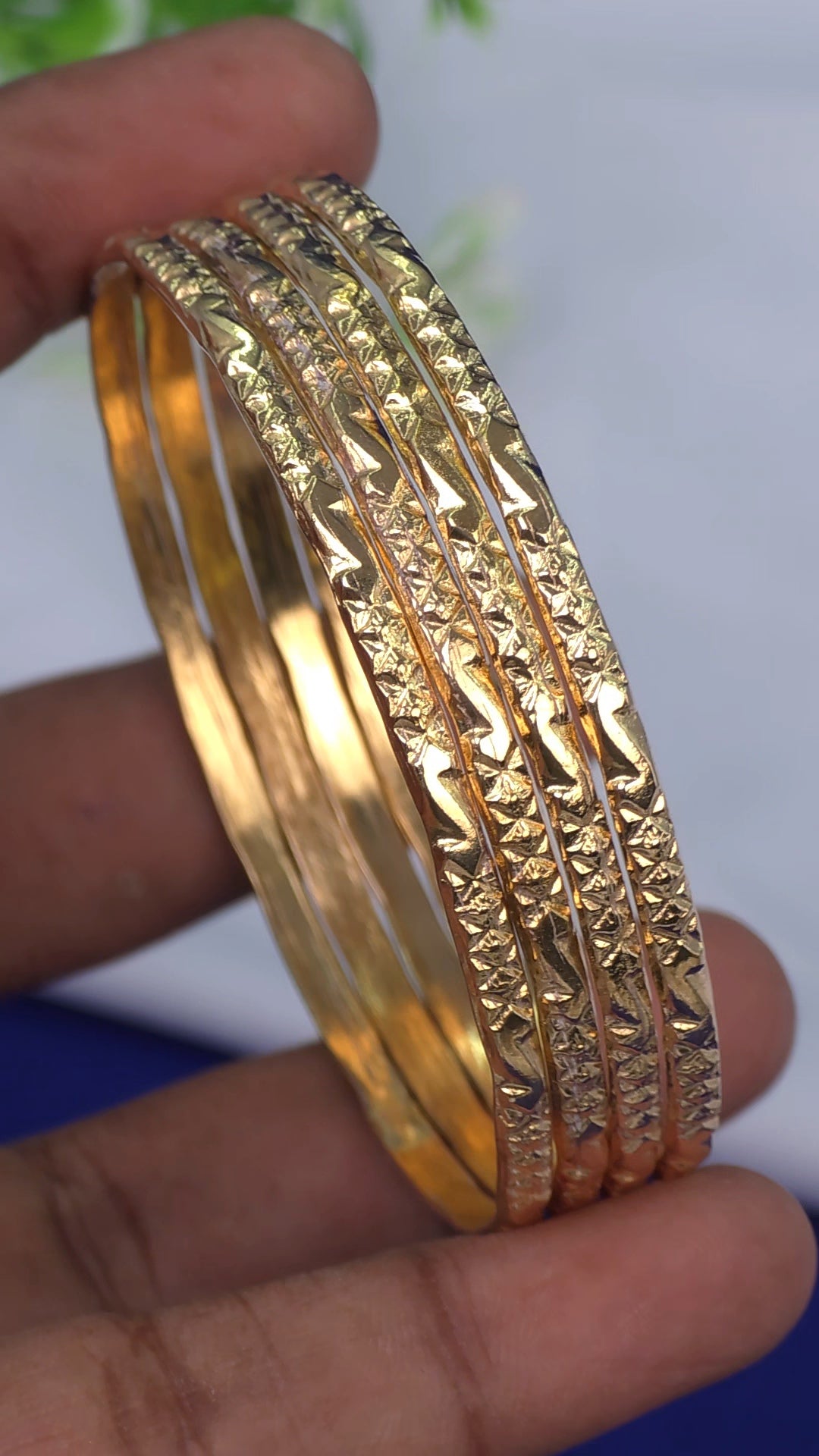 PURE panchaloham unpolished bangles All sizes 2.4 2.6 2.8 2.10