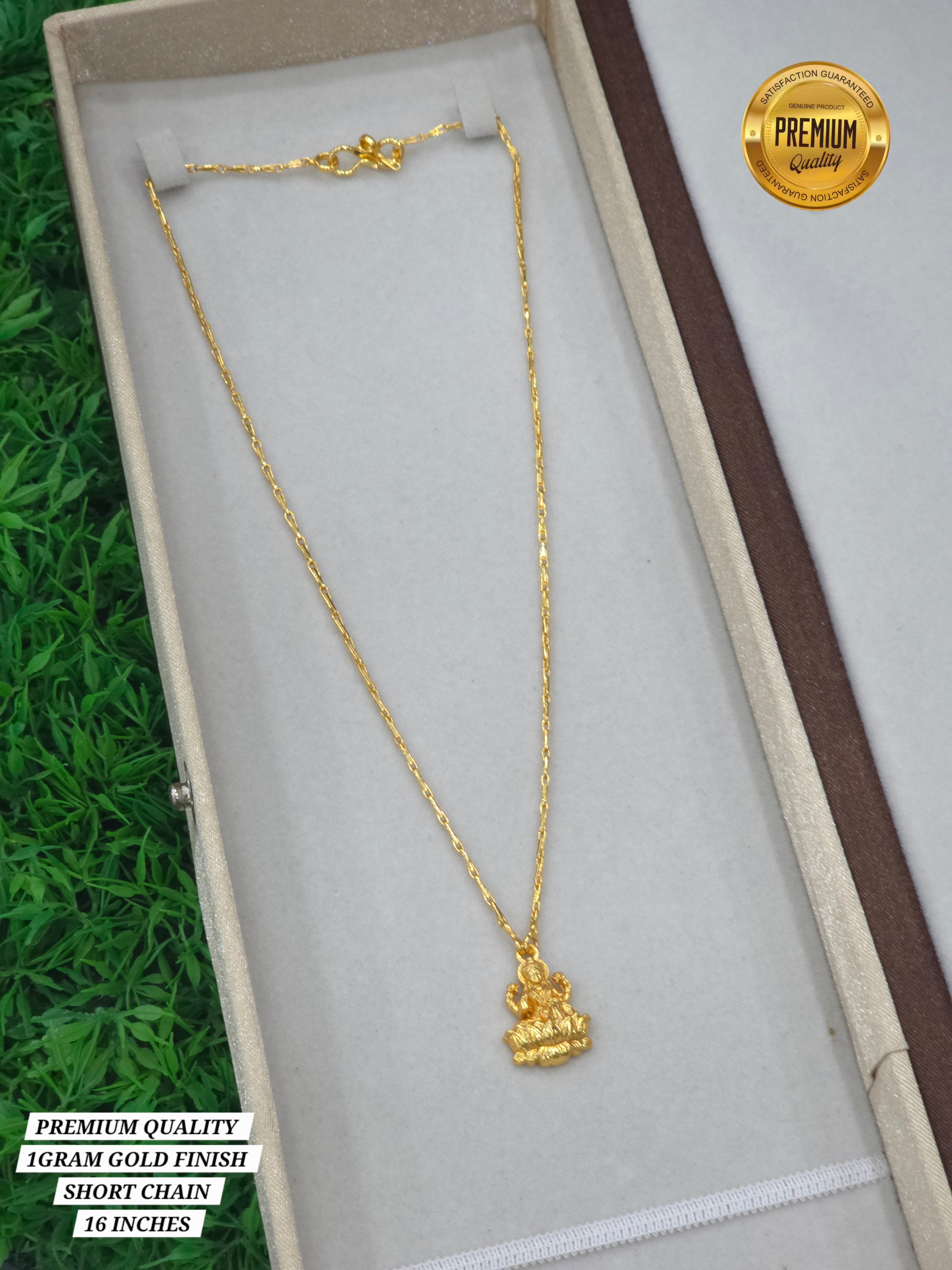 16 GOLD FINISH SHORT CHAIN