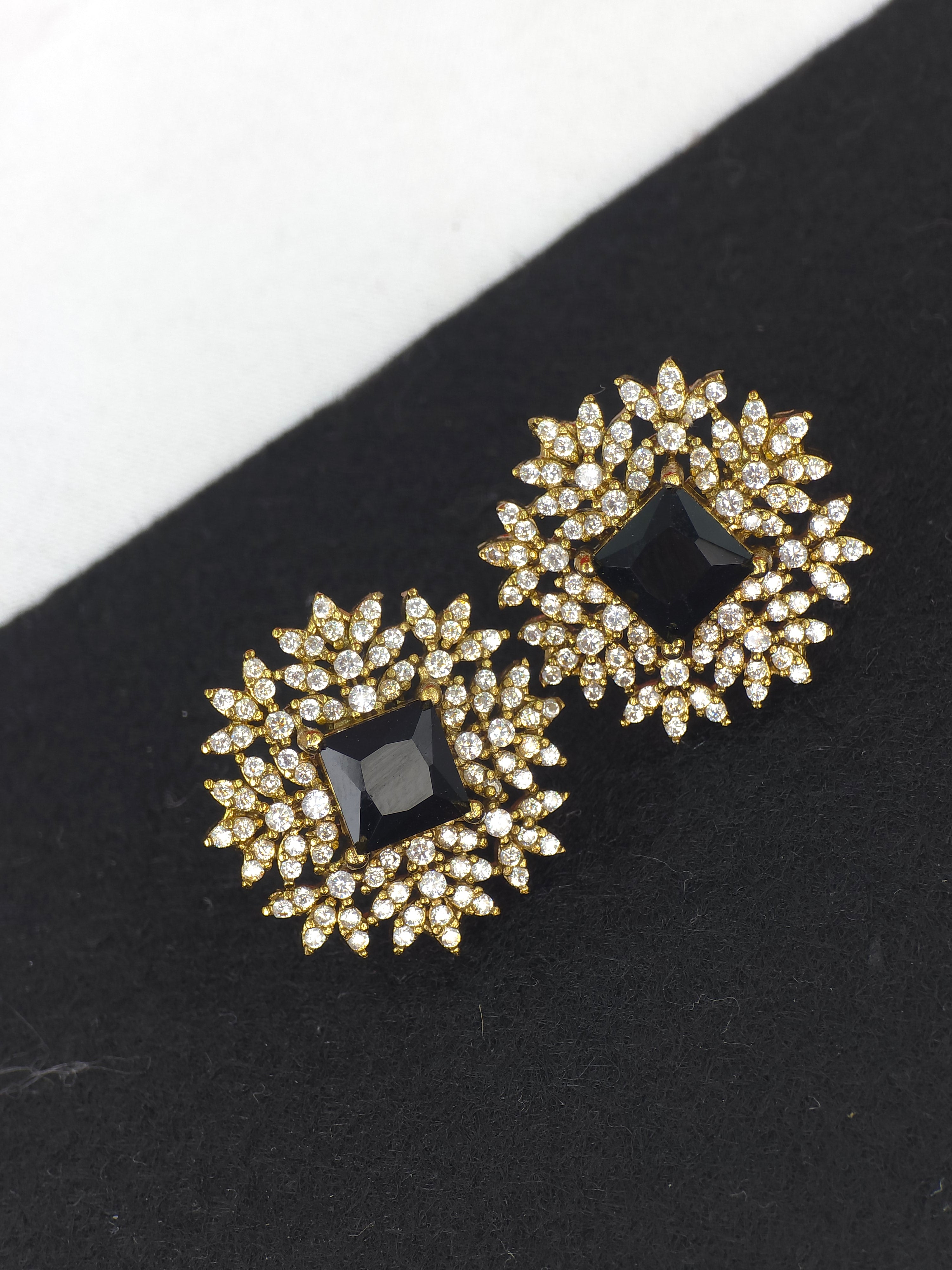 Matt finish Push back earrings