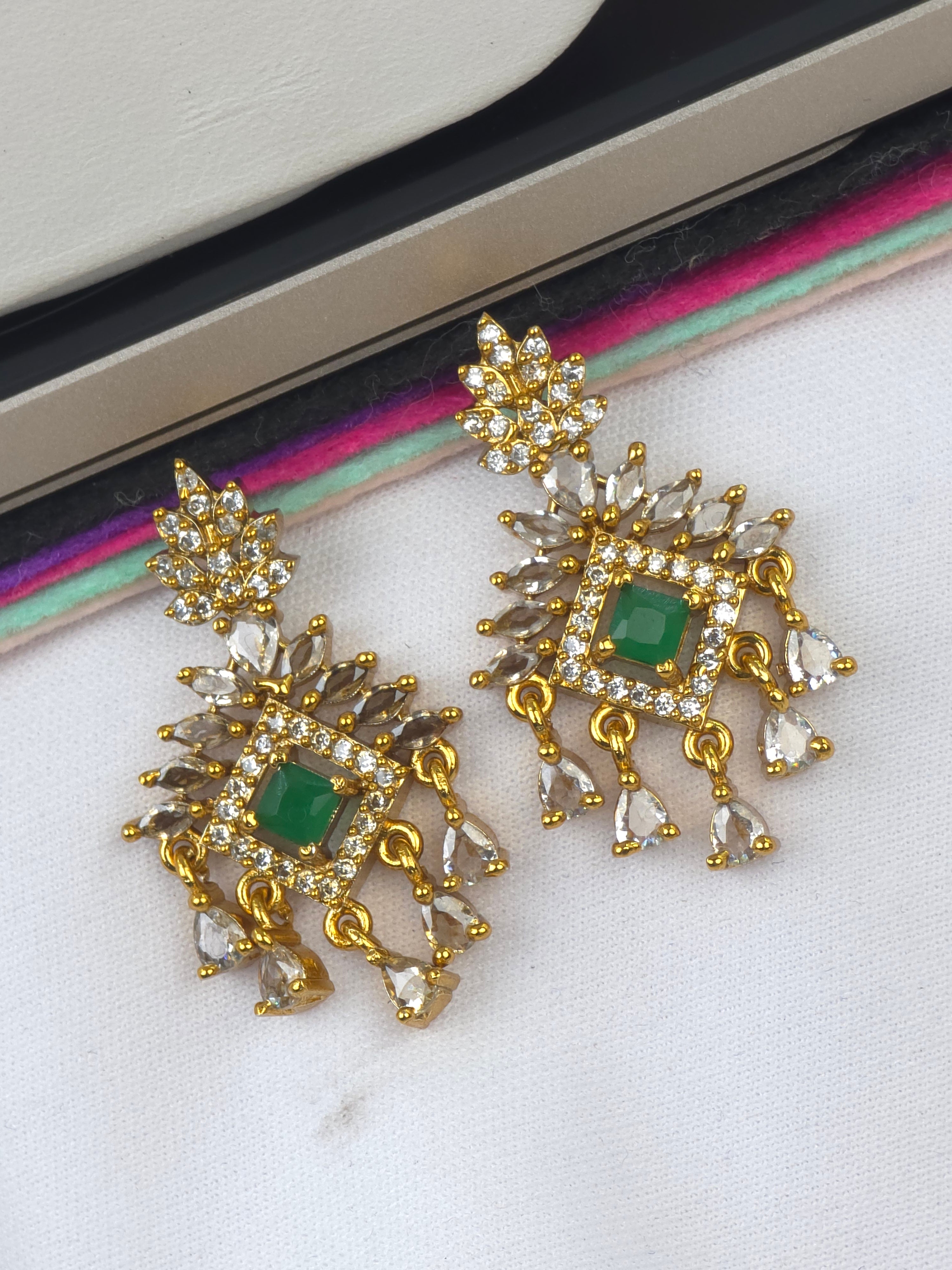 Matt finish earrings studs Push back