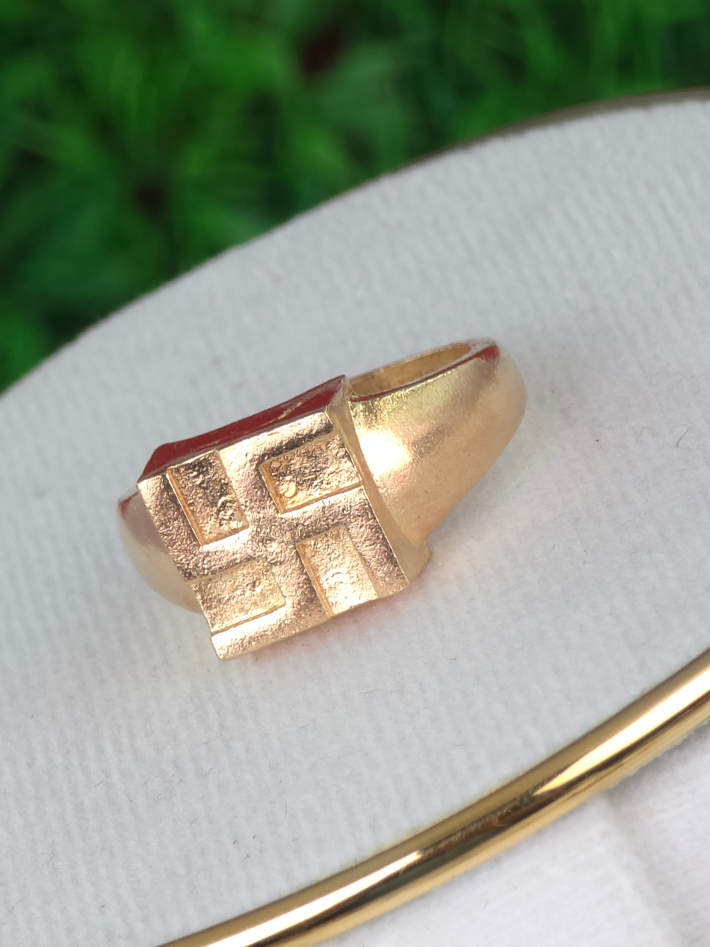Pure panchaloham unpolished finger rings