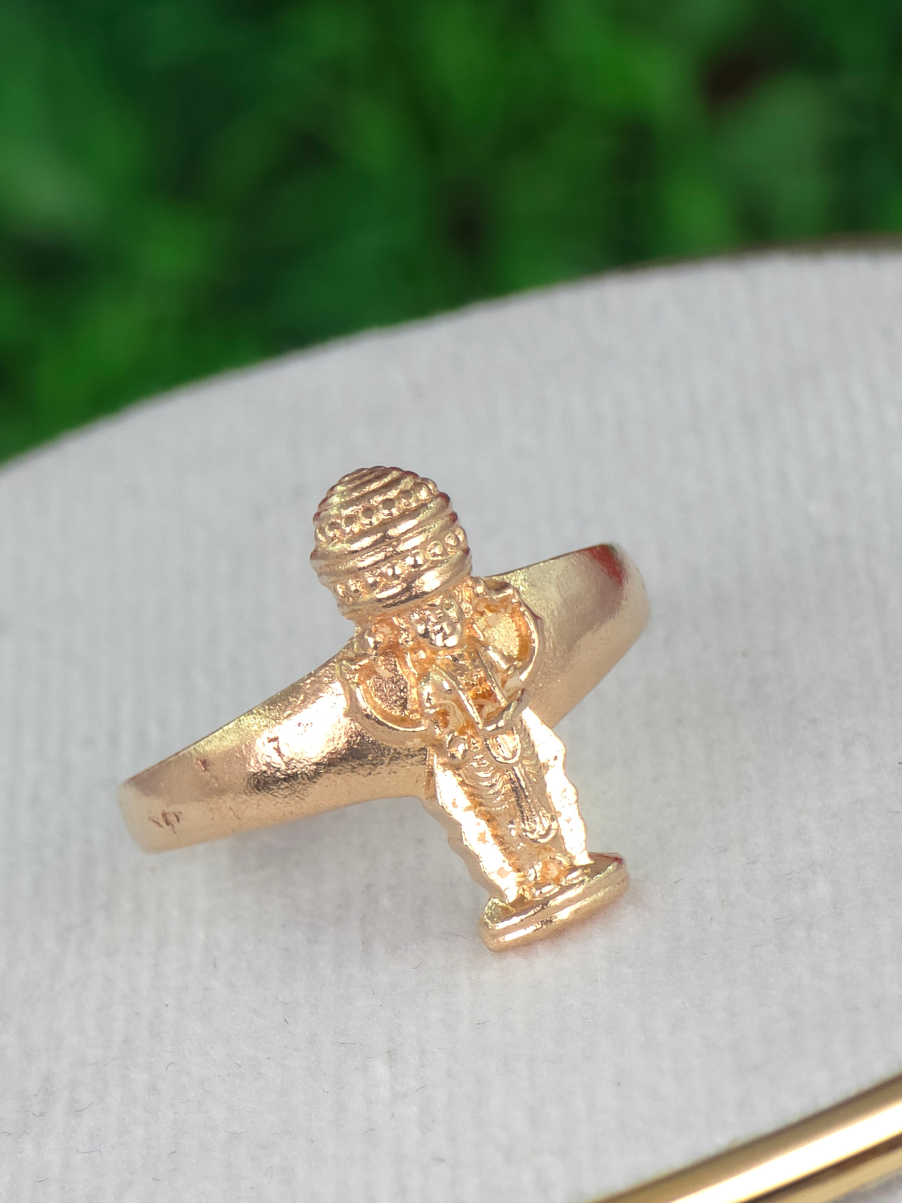 Pure panchaloham unpolished finger rings