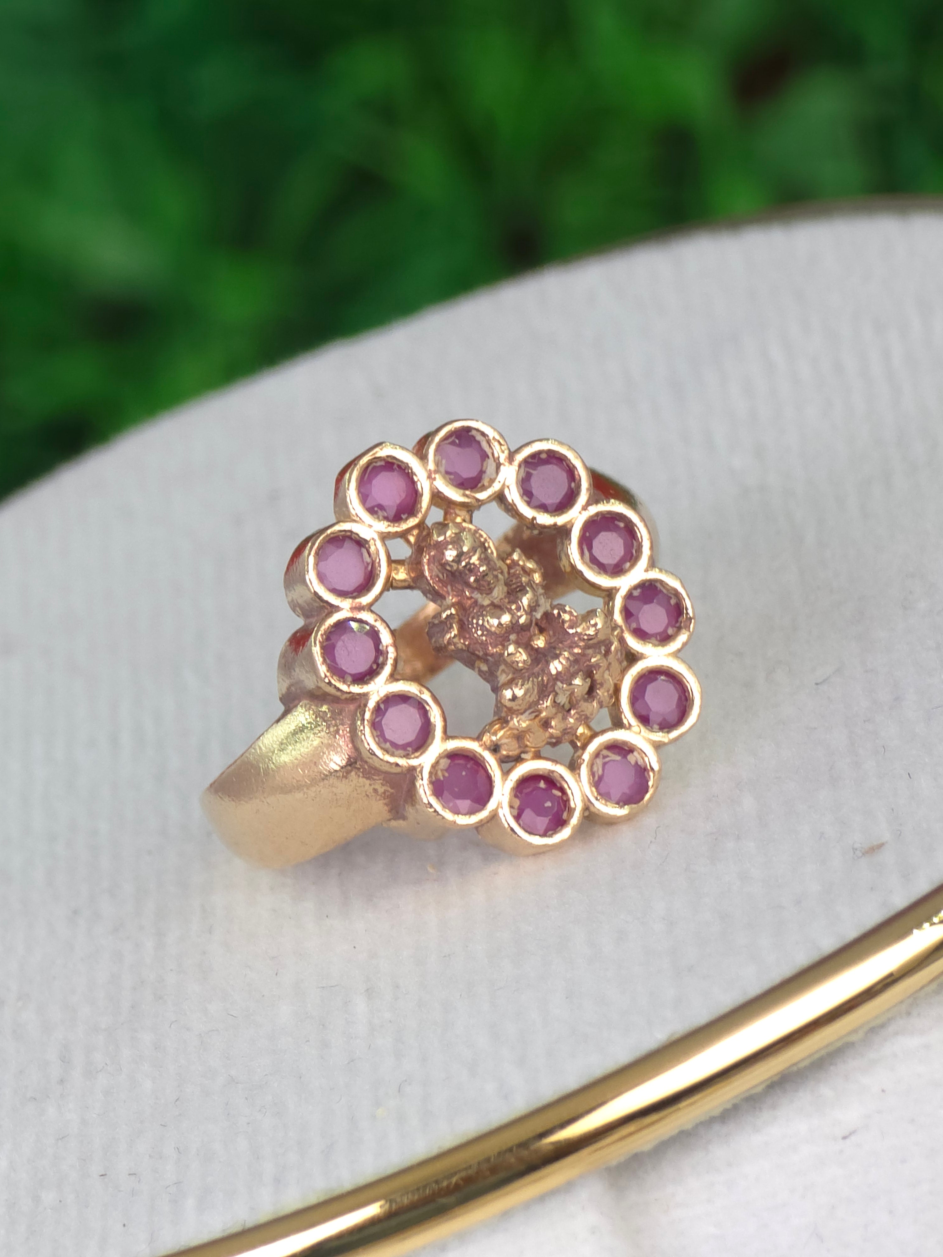 Pure panchaloham unpolished finger rings