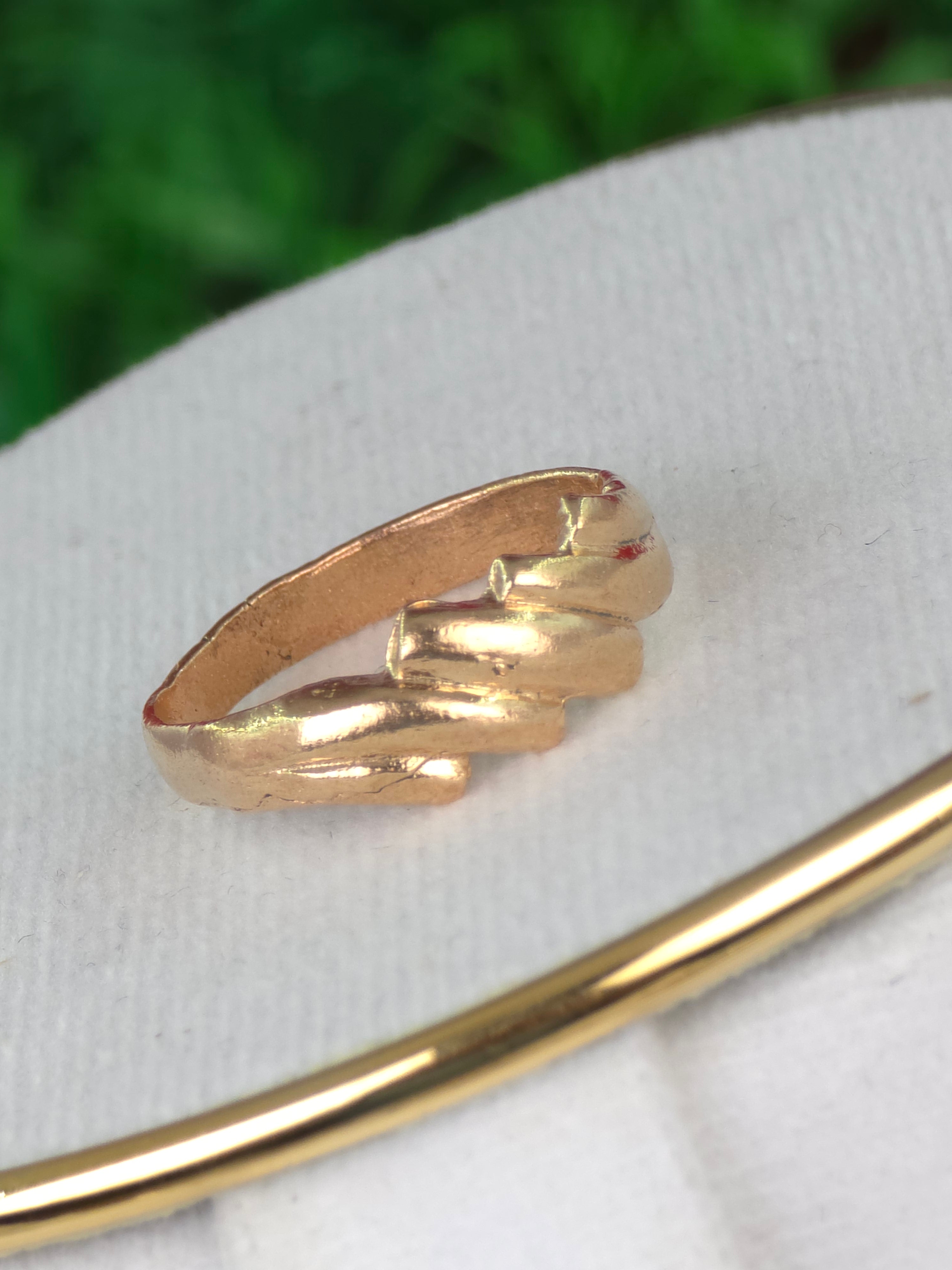 Pure panchaloham unpolished finger rings