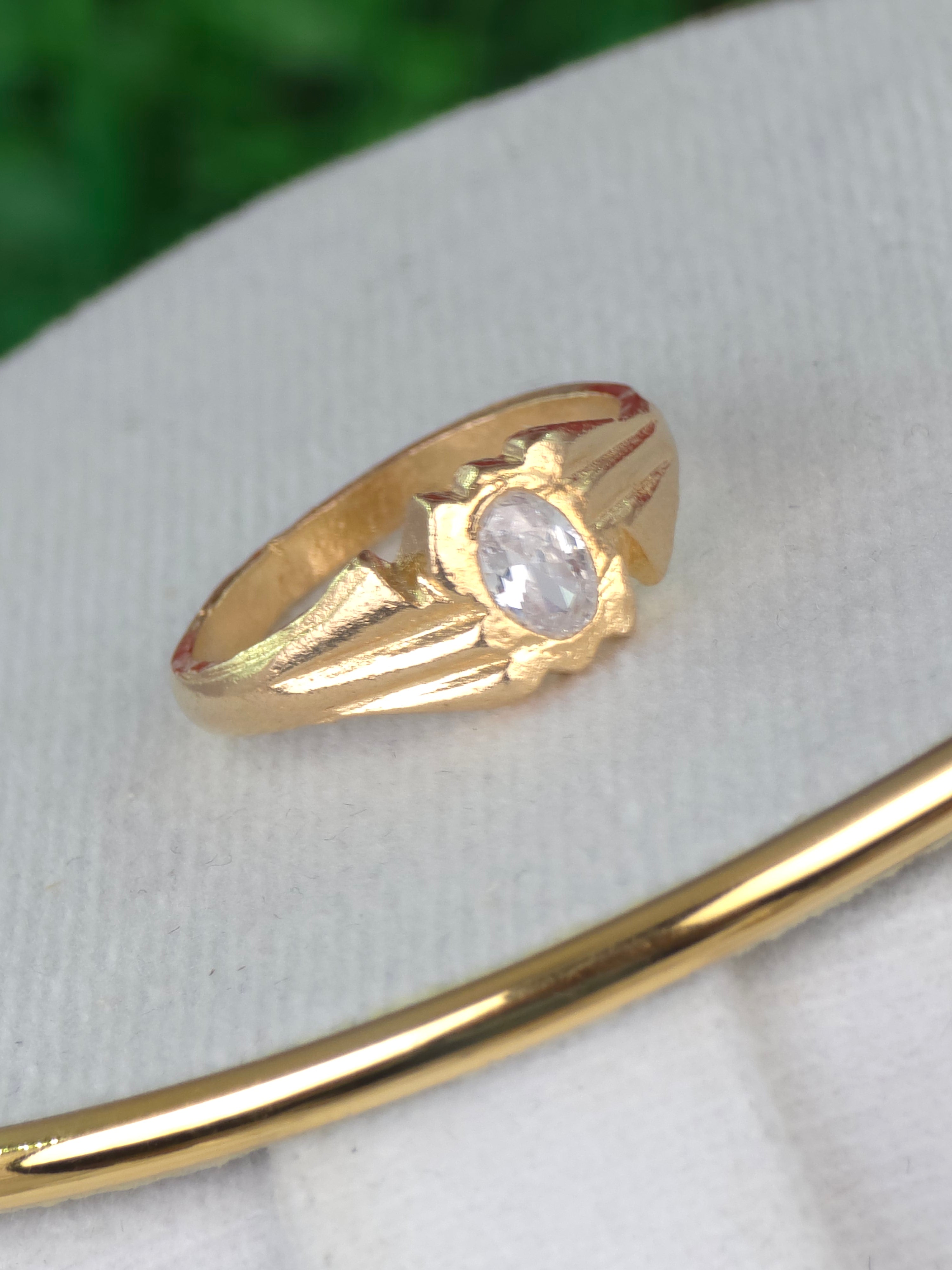 Pure panchaloham unpolished finger rings