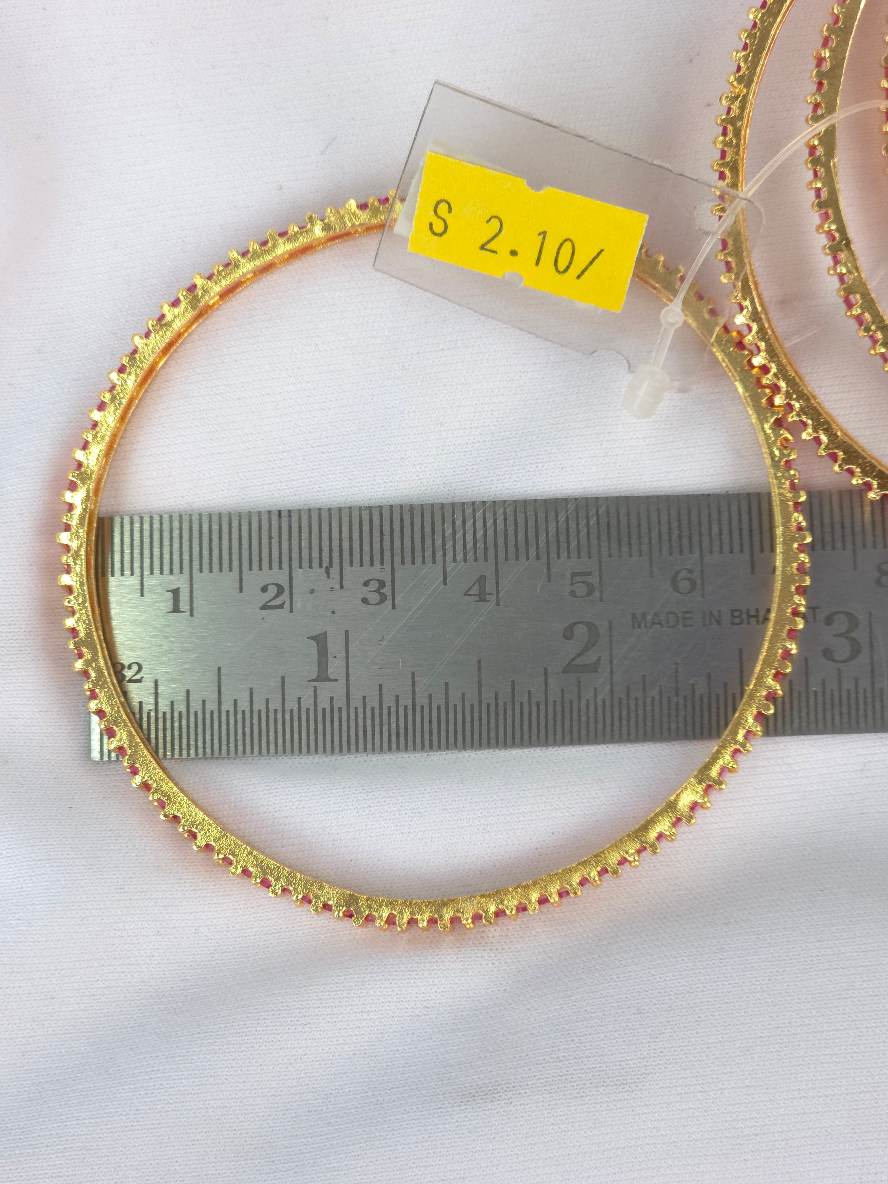 PREMIUM QUALITY MATT FINISH cz STONES BANGLES