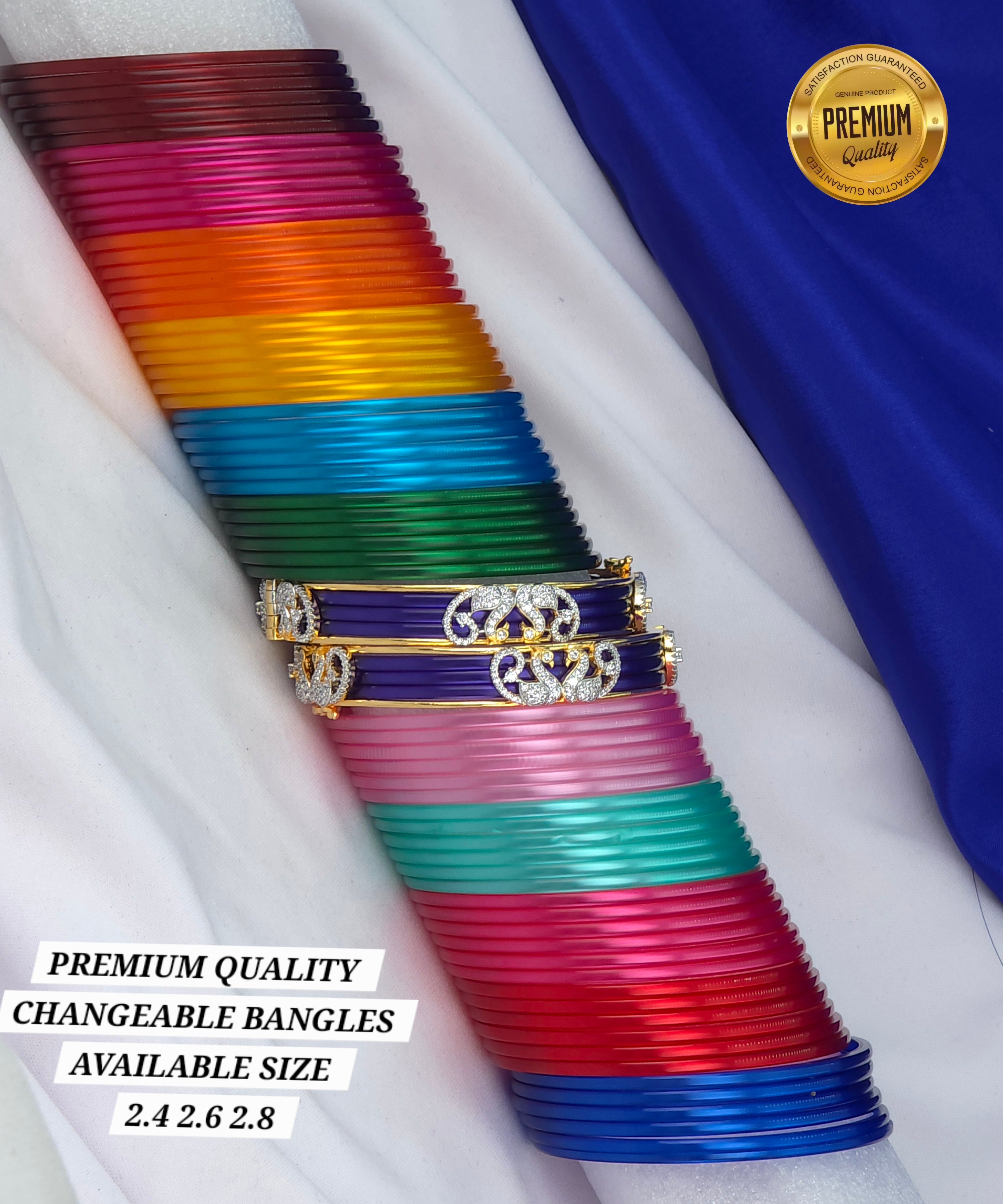 Gj finish Changeable bangles