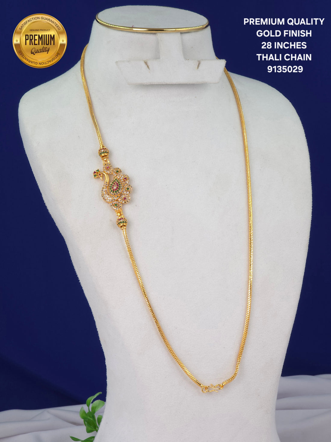 GOLD FINISH 28 INCHES THALI CHAINS