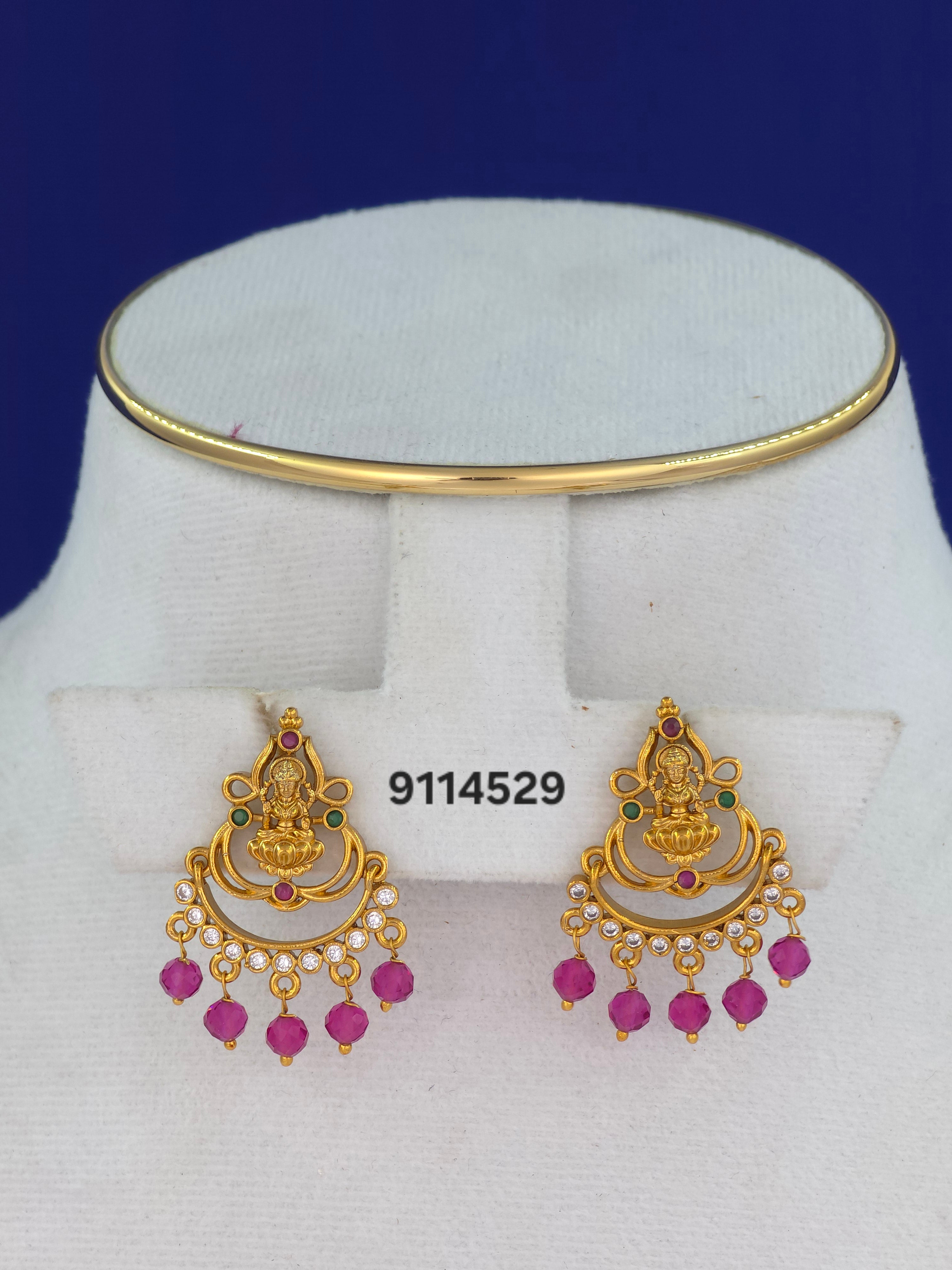 Matt finish earrings