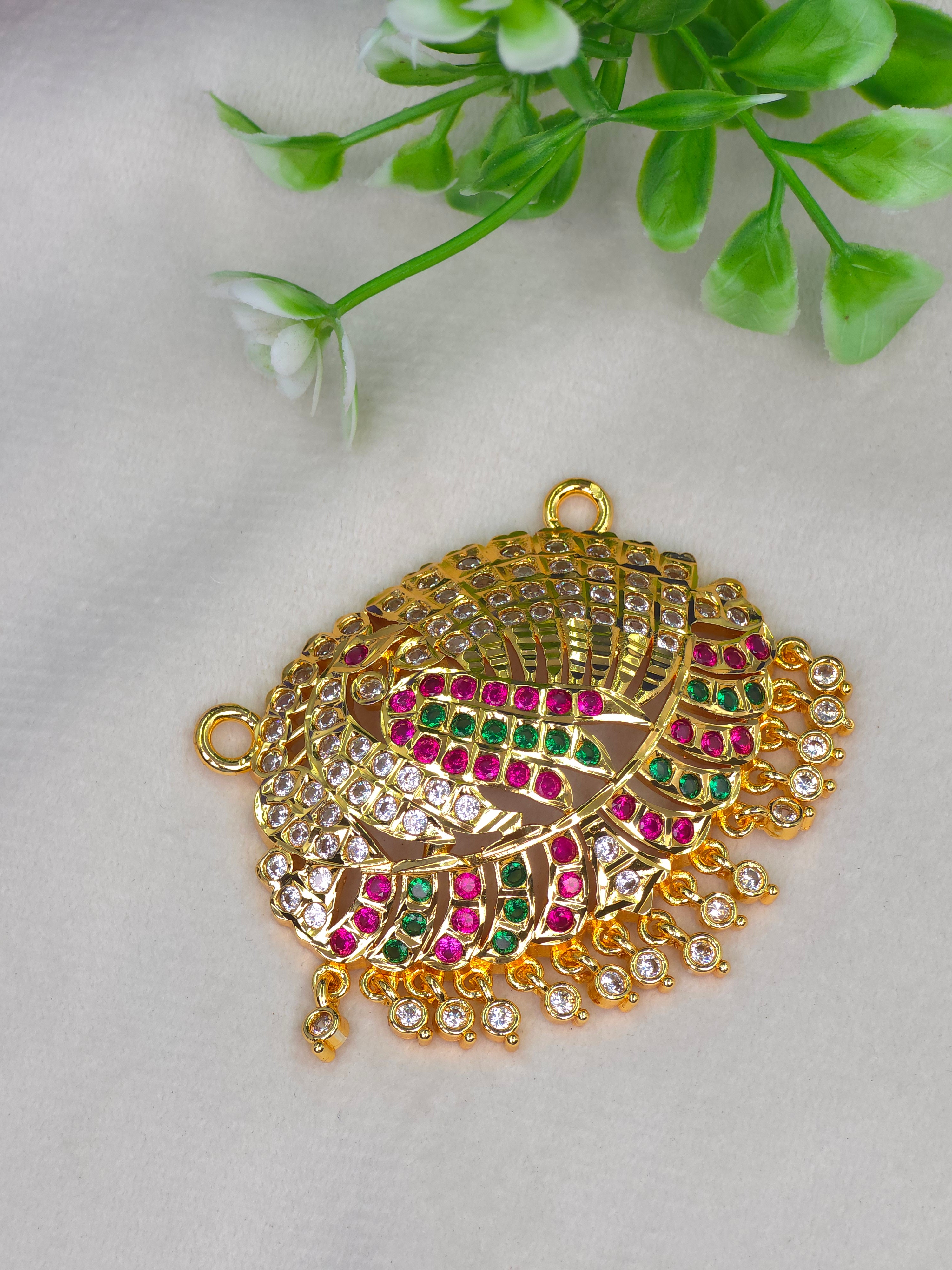 GOLD FINISH PANCHALOHAM PENDENTS