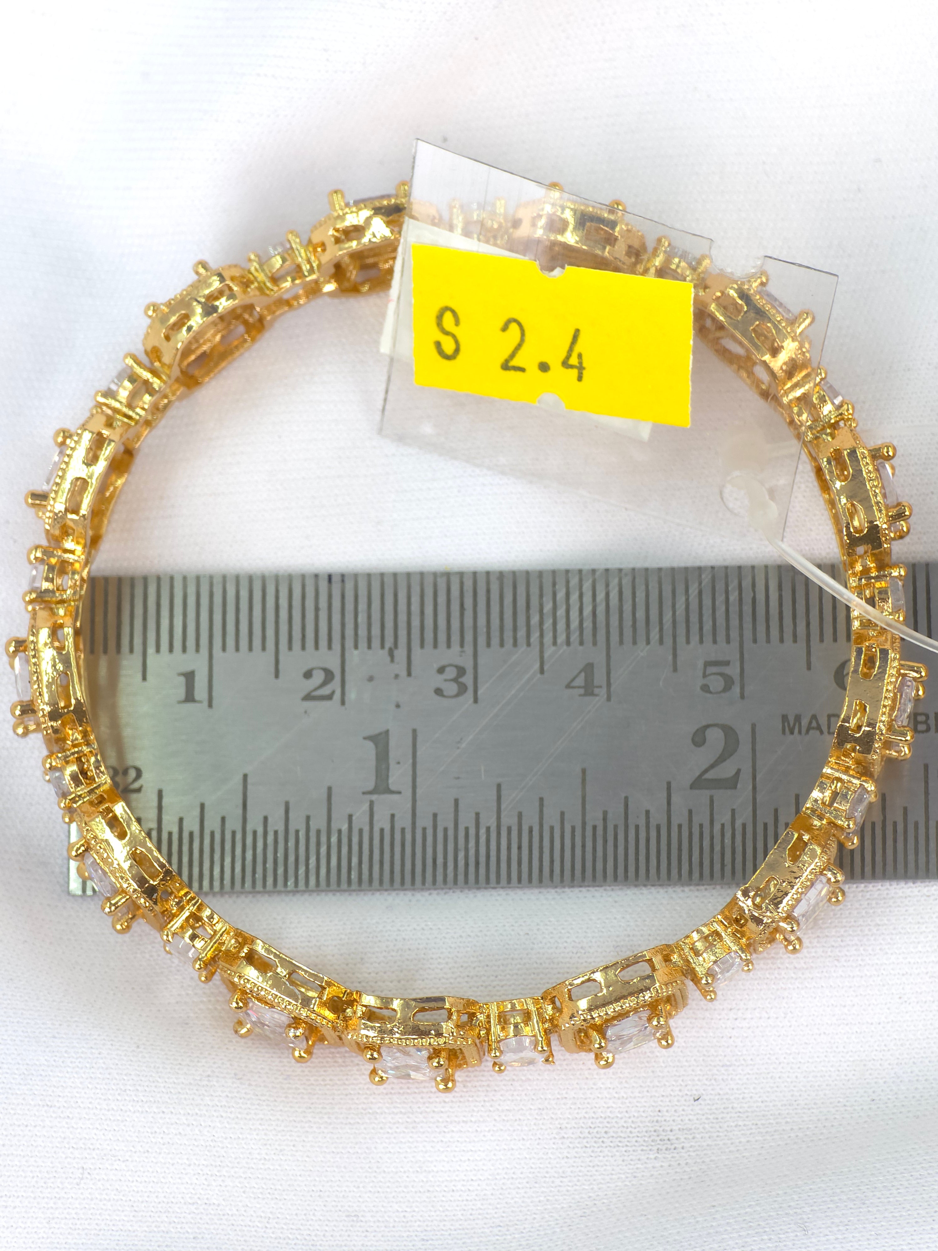 PREMIUM QUALITY MATT FINISH cz STONES BANGLES